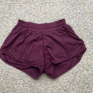 Maroon Lululemon Shorts
